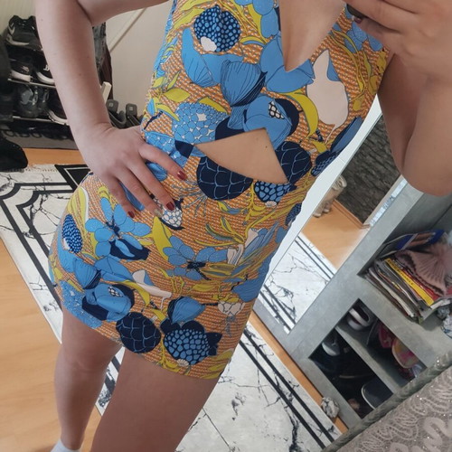 Zara summer dress like new, size S 36, colorful