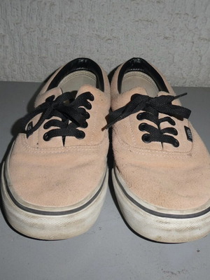 Vans athletic shoes used size 39 beige pink