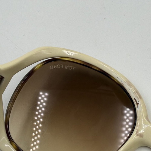 Tom Ford Jaquelin TF100 Ivory sunglasses used, made in Italy
