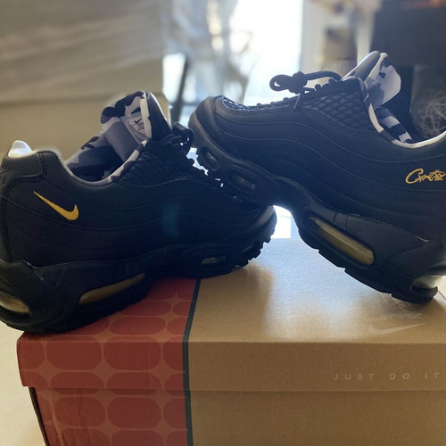 Nike Corteiz Air Max 95z Black Honey sneakers like new, size 45 EU