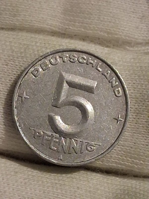 5 Pfennig DDM 1952 East Germany coin