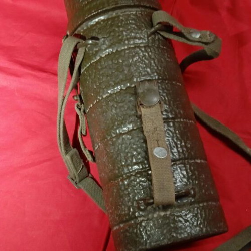 German gas mask and filter case used