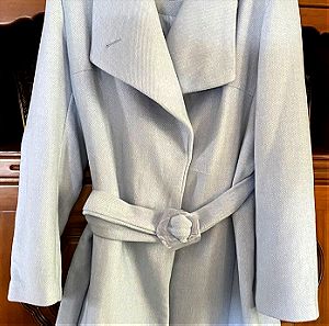 BSB ολοκαίνουριο μάλλινο γαλάζιο παλτό XL