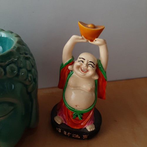 Asian art set of three items like new