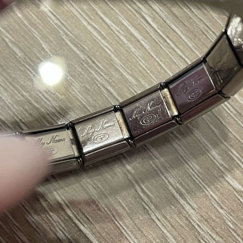 Re Florence bracelet used, steel with 18k gold details