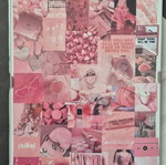 Pink collage frame