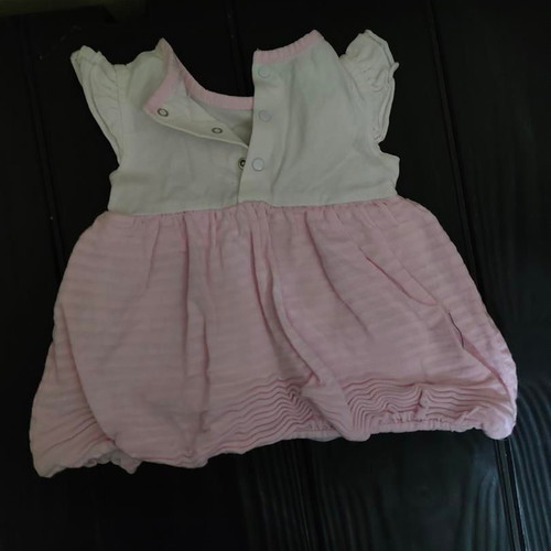 Baby dress with embroidered teddy bear like new