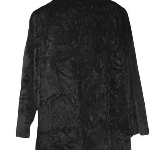Vintage warm coat XXL-XXL with pockets and synthetic fur, like new