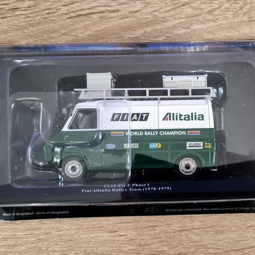 Fiat 242 E Phase 1 Fiat Alitalia Rallye Team 1978-79 die cast car miniature new