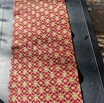 Cross-stitch table runner like new