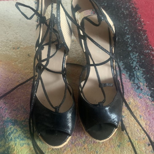 Exceed women's platform sandals, black, size 40