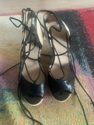 Exceed women's platform sandals, black, size 40