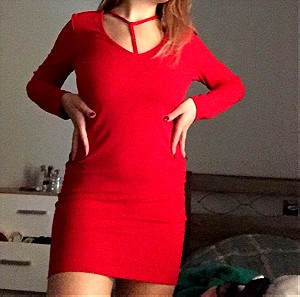 κοκκινο φορεμα καταλληλο για τα χριστουγεννα