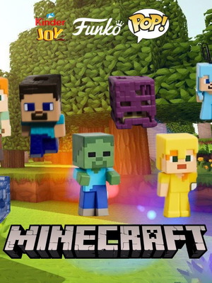 Kinder Joy Minecraft toy collection new