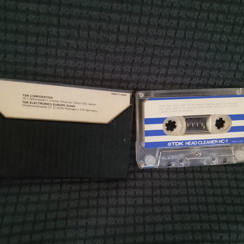 TDK Head Cleaner HC-1 tape audio like new 1990