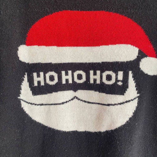 Pepperts Christmas sweater 8-10 years black like new