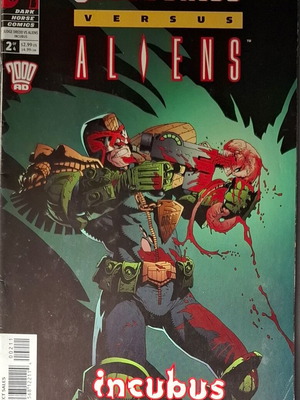 Dark Horse Comics Judge Dredd vs Aliens: Incubus Mini Issue #2 used