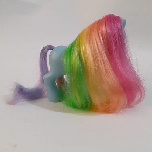 My Little Pony Rainbow Dash figure used, G3 Hasbro