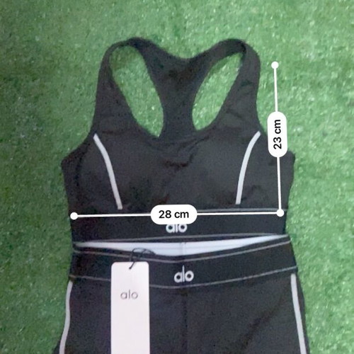 Alo set new, black and white, size S