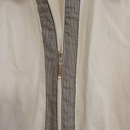 Raniami women's shirt with zipper, like new, white, size S