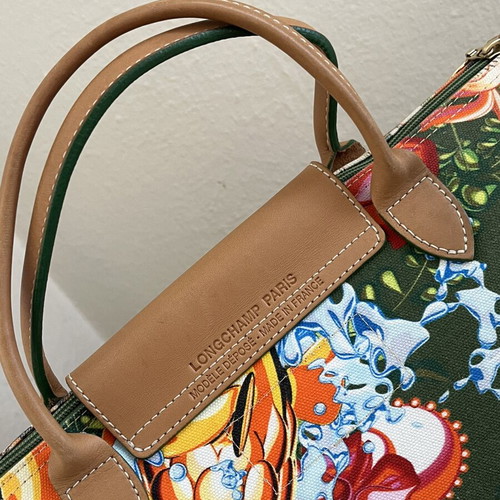 Longchamp Pliage bag like new, multicolor
