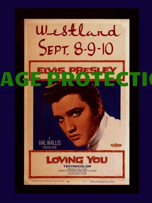 Ελβις Πρισλεϊ Loving You κινηματογραφική αφίσα καινούργια