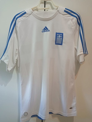 Φανέλα Εθνικής Ελλάδος Adidas 2008 μεταχειρισμένη, μέγεθος Medium