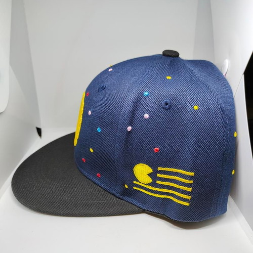 Snapback Pac Man Vintage Retro Hat like new