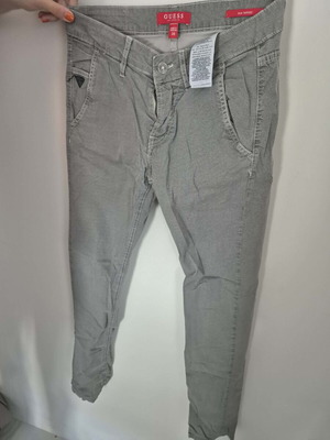 Guess men's slim tapered pants like new, size 28, gray