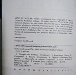Mind in Nature used book