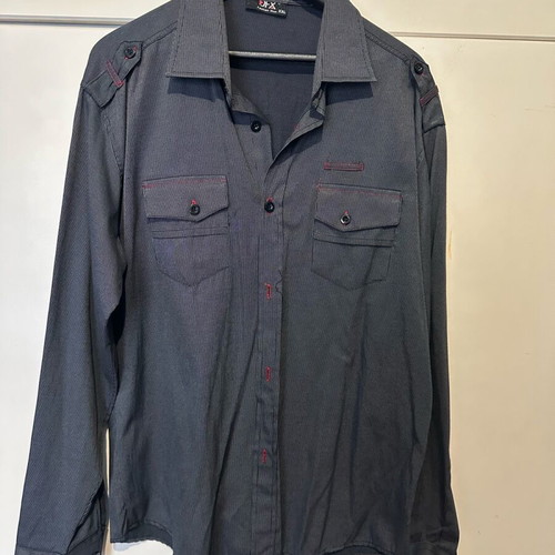 Dark gray shirt XXL used with red details