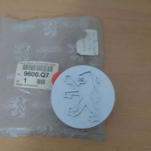 Peugeot Centre Cap Silver Genuine 9606.Q7 for 106 Xsi Gti Rallye 306 S16