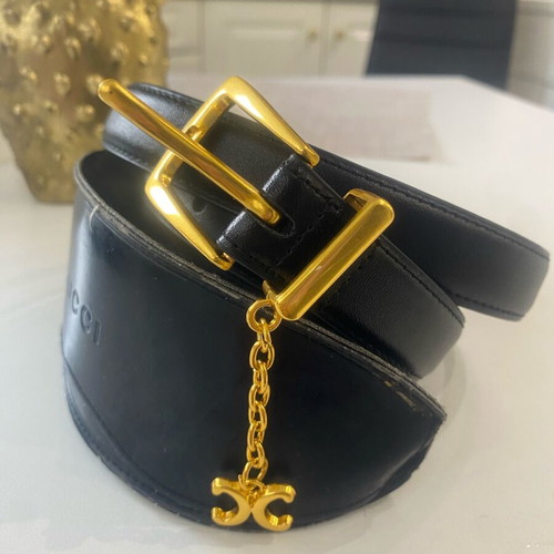 Guess leather black belt like new, size 85