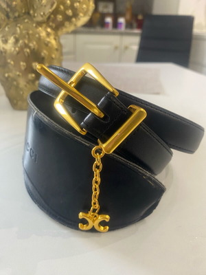Guess leather black belt like new, size 85