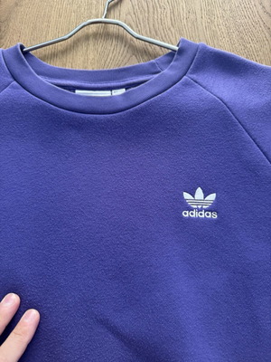 Adidas φούτερ σαν καινούργιο, μωβ, μέγεθος large