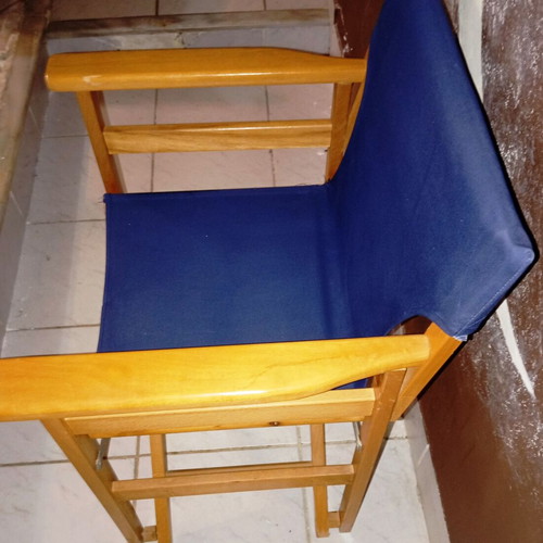 Wooden director chair like new
