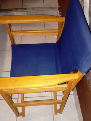 Wooden director chair like new