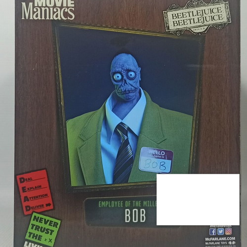McFarlane Movie Maniacs Beetlejuice Bob the Shrinker statue, limited edition