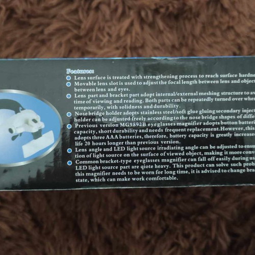 Magnifying glasses 5 levels with LED light new