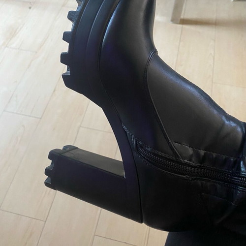 Over-the-knee boots new, size 39, black