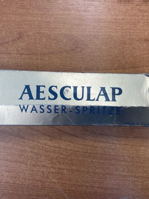Aesculap syringe new, unique piece