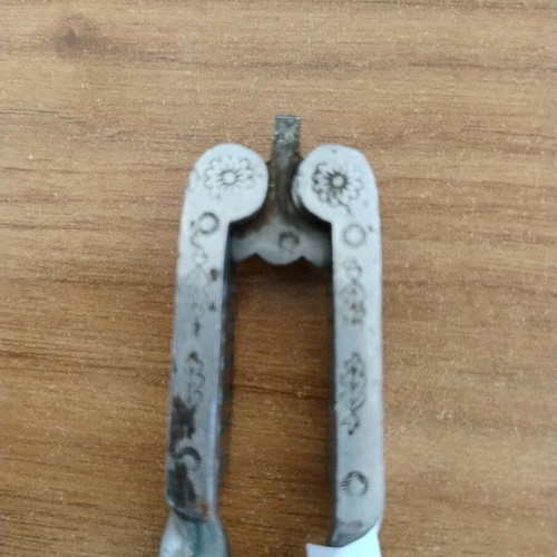 Nutcracker fully metal with ornate 1900 design used