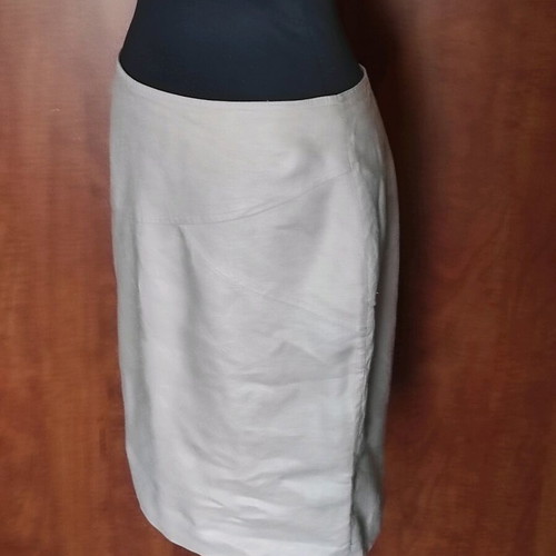 RIANI Luxury Linen Skirt like new, ecru/beige
