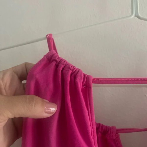 Versace fuchsia dress size M used, lycra fabric