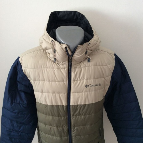Columbia Powder Lite Hooded Jacket size S like new, khaki