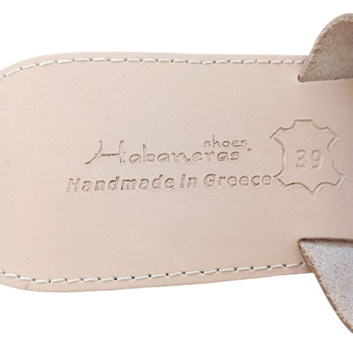 Women's handmade sandals new, size 39, beige