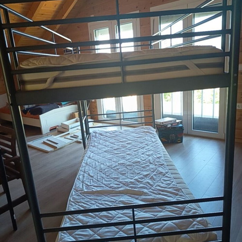 IKEA SVARTA metal bunk bed