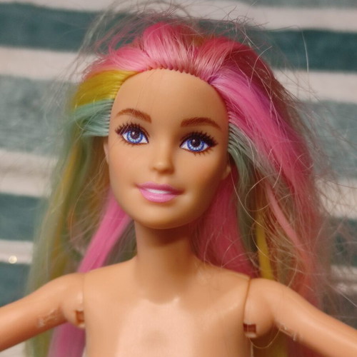 Barbie Dreamtopia Rainbow Transformation mermaid doll used