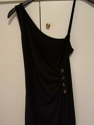 Black mini dress new, size M