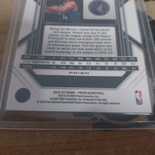 Jaylen Nowell Panini Prizm card like new